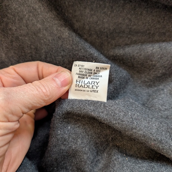 Hilary Radley Wool Coat with Faux Fur Collar – Size 12 - Picture 11 of 11